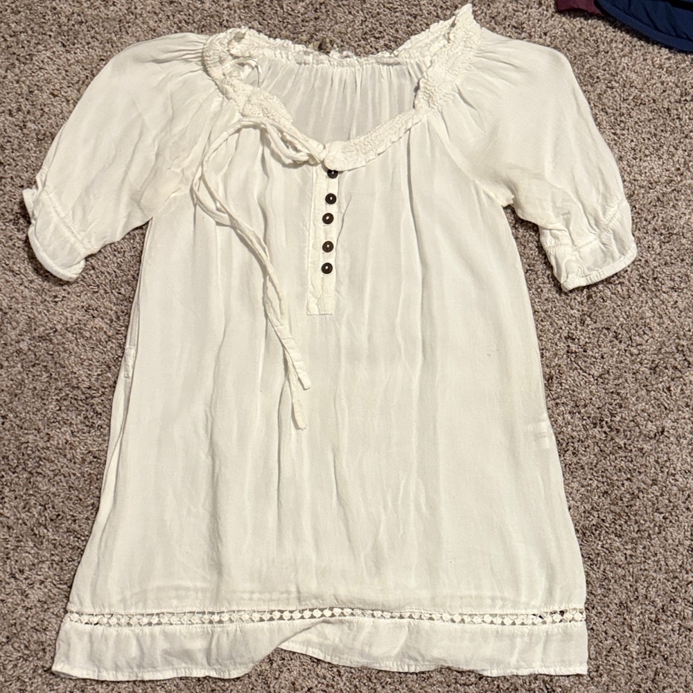Elegant White Women's Top
